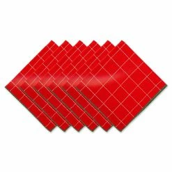 New 🥰 Kitchen & Dining DII® Red Joyful Dobby Napkins - Set Of 6 🥰
