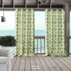 Outlet 🎁 Window Treatments Elrene Marin Indoor/Outdoor Grommet Curtain Panel ✨ -Elements furniture shop unnamed file 1309