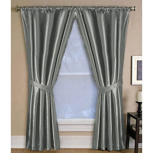 Brand new ๐ Window Treatments Elrene Versailles Curtain Panel - Grey ๐ 1 Brand new ๐ Window Treatments Elrene Versailles Curtain Panel - Grey ๐