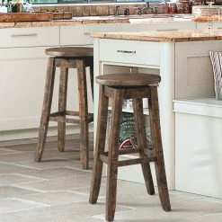 Buy 🛒 Furniture & Mattresses Elements Finn Swivel Backless Bar Stool Set 🌟