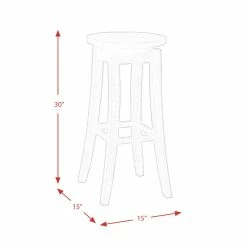 Buy 🛒 Furniture & Mattresses Elements Finn Swivel Backless Bar Stool Set 🌟 -Elements furniture shop unnamed file 171