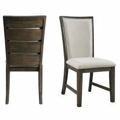 Hot Sale ⌛ Furniture & Mattresses Elements Grady Slat Back Side Chair Set 💯