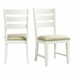 Budget 🔥 Furniture & Mattresses Elements Park Creek Ladder Back Side Chair Set 👍