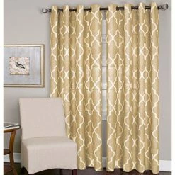 Top 10 🔥 Window Treatments Elrene Medalia Grommet Curtain Panel - Toasted Wheat 🛒