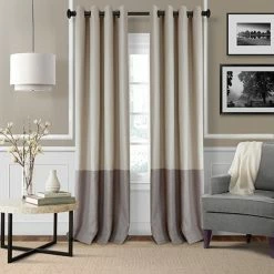 Hot Sale 🛒 Window Treatments Elrene Braiden Room Darkening Grommet Curtain Panel 🔥
