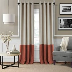 Hot Sale 🛒 Window Treatments Elrene Braiden Room Darkening Grommet Curtain Panel 🔥 -Elements furniture shop unnamed file 381