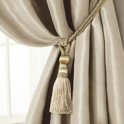 Cheap ✔️ Window Treatments Elrene Amelia Tie Back With Tassels ❤️