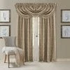Outlet 🥰 Window Treatments Elrene Antonia Waterfall Room Darkening Valance - 52x36 💯