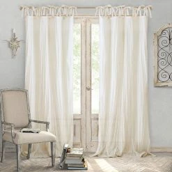 Best Pirce 🧨 Window Treatments Elrene Jolie Semi-Sheer Curtain Panels 🎁