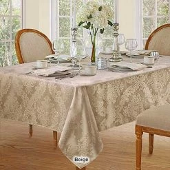 Best deal ❤️ Kitchen & Dining Elrene Barcelona Damask Tablecloth 😉 -Elements furniture shop unnamed file 441