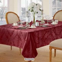 Best deal ❤️ Kitchen & Dining Elrene Barcelona Damask Tablecloth 😉 -Elements furniture shop unnamed file 442