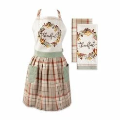 Deals 🛒 Kitchen & Dining DII® Thankful Autumn Apron And Kitchen Towel Set Of 3 ✨
