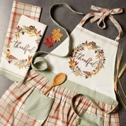 Deals 🛒 Kitchen & Dining DII® Thankful Autumn Apron And Kitchen Towel Set Of 3 ✨ -Elements furniture shop unnamed file 691