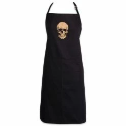 Best deal 😀 Kitchen & Dining DII® Gold Skull Chef Apron ⭐