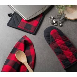 Outlet 🔥 Kitchen & Dining DII® Buffalo Check Oven Mitt Set Of 2 💯 -Elements furniture shop unnamed file 899