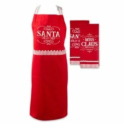 Buy 💯 Kitchen & Dining DII® Santa Chef Kitchen Towel Set Of 3 😀