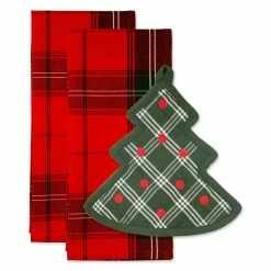 Best deal ⌛ Kitchen & Dining DII® O’ 🎄 Christmas Tree Pot Holder Gift Set Of 3 ❤️